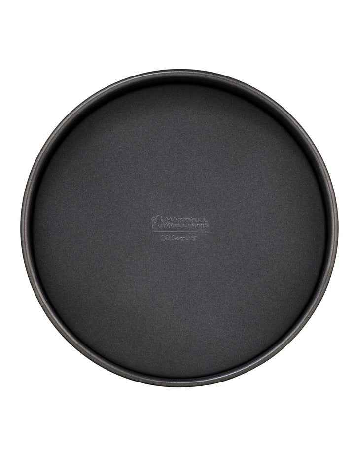 Baker Maker Non-Stick Loose Base Round Sandwich Pan 20.5cm in Black