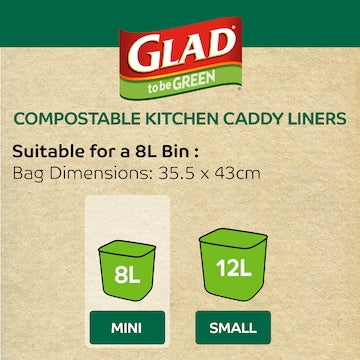 Glad To Be Green Compostable Mini 25 pack