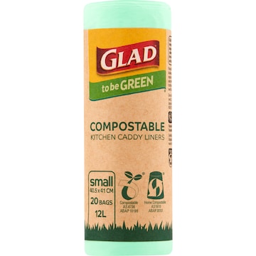 Glad To Be Green Compostable Small 20 pack