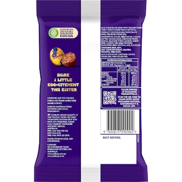 Cadbury Crunchie Chocolate Easter Eggs 110g