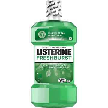 Listerine Freshburst Antibacterial Mouthwash 1L