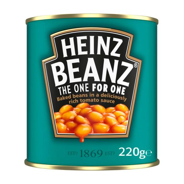 HEINZ CANNED BAKED BEANS:TOMATO SAUCE:.:220 GRAM