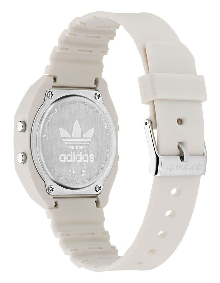 Digital Two Resin Watch in White