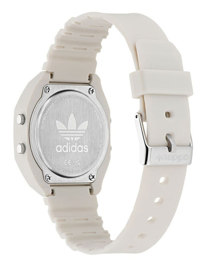 Digital Two Resin Watch in White