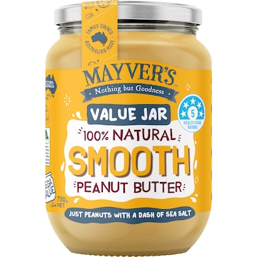 Mayver's Smooth Peanut Butter 750g
