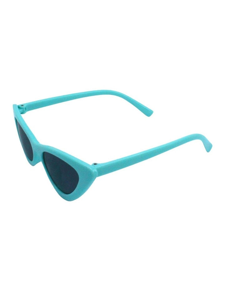 Floral Head Wrap & Sunglasses Set in Turquoise