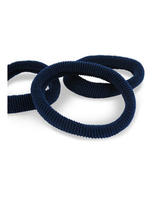 Thick Hair Ties 10 Pack in Navy