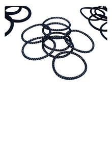 Mega Hair Tie Pack in Navy