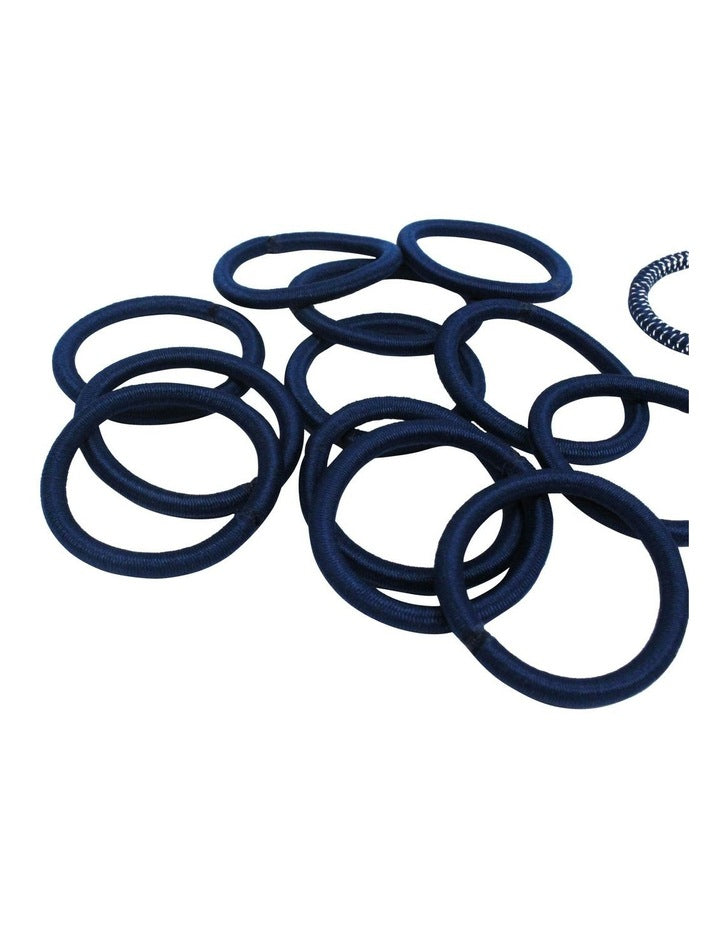 Mega Hair Tie Pack in Navy