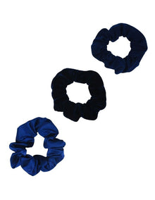 Scrunchies 3 Pack in Navy
