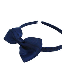 Headband & Snap Clips Set in Navy