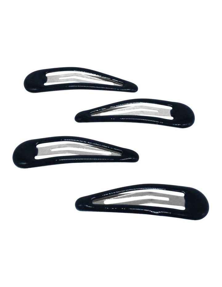 Headband & Snap Clips Set in Navy