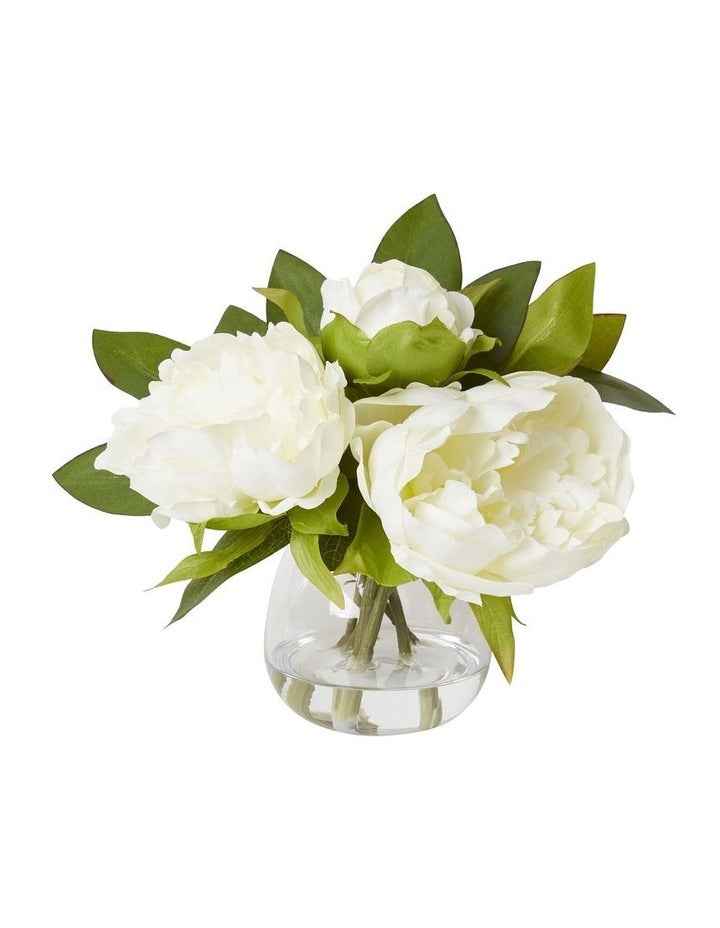 Peony-Alma Vase 19cm in White