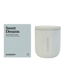 Scensory Sweet Dreams Candle 390g 10x12cm in Grey