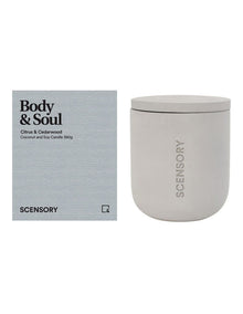 Scensory Body and Soul Candle 390g 10x12cm in Multi