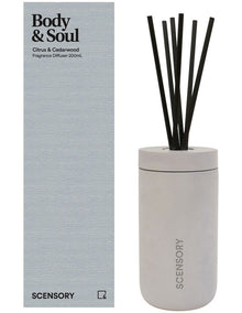 Scensory Body and Soul Diffuser 200ml in Grey
