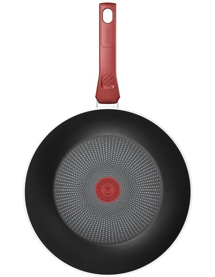 Daily Expert Induction Non-Stick Wok 28cm in Red