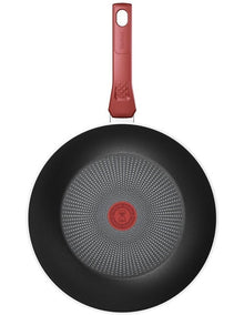 Daily Expert Induction Non-Stick Wok 28cm in Red
