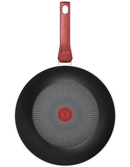 Daily Expert Induction Non-Stick Wok 28cm in Red