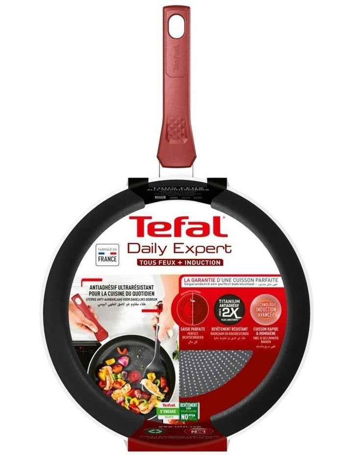 Daily Expert Induction Non-Stick Frypan 24cm in Red