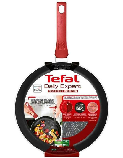Daily Expert Induction Non-Stick Frypan 32cm in Red