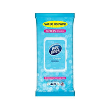 WET ONES ANTIBACTERIAL HAND WIPES BE FRESH 80PK