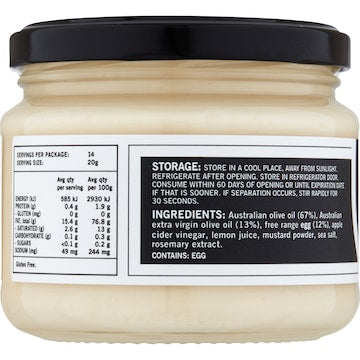 Olive Oil Mayonnaise, 280g