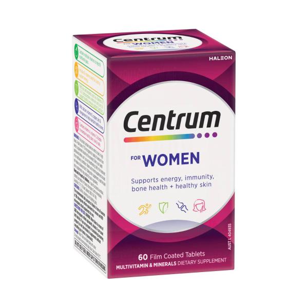 CENTRUM FOR WOMEN MULTIVITAMIN 60PK