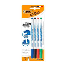 BIC THIN WHITEBOARD MARKER 4 PACK