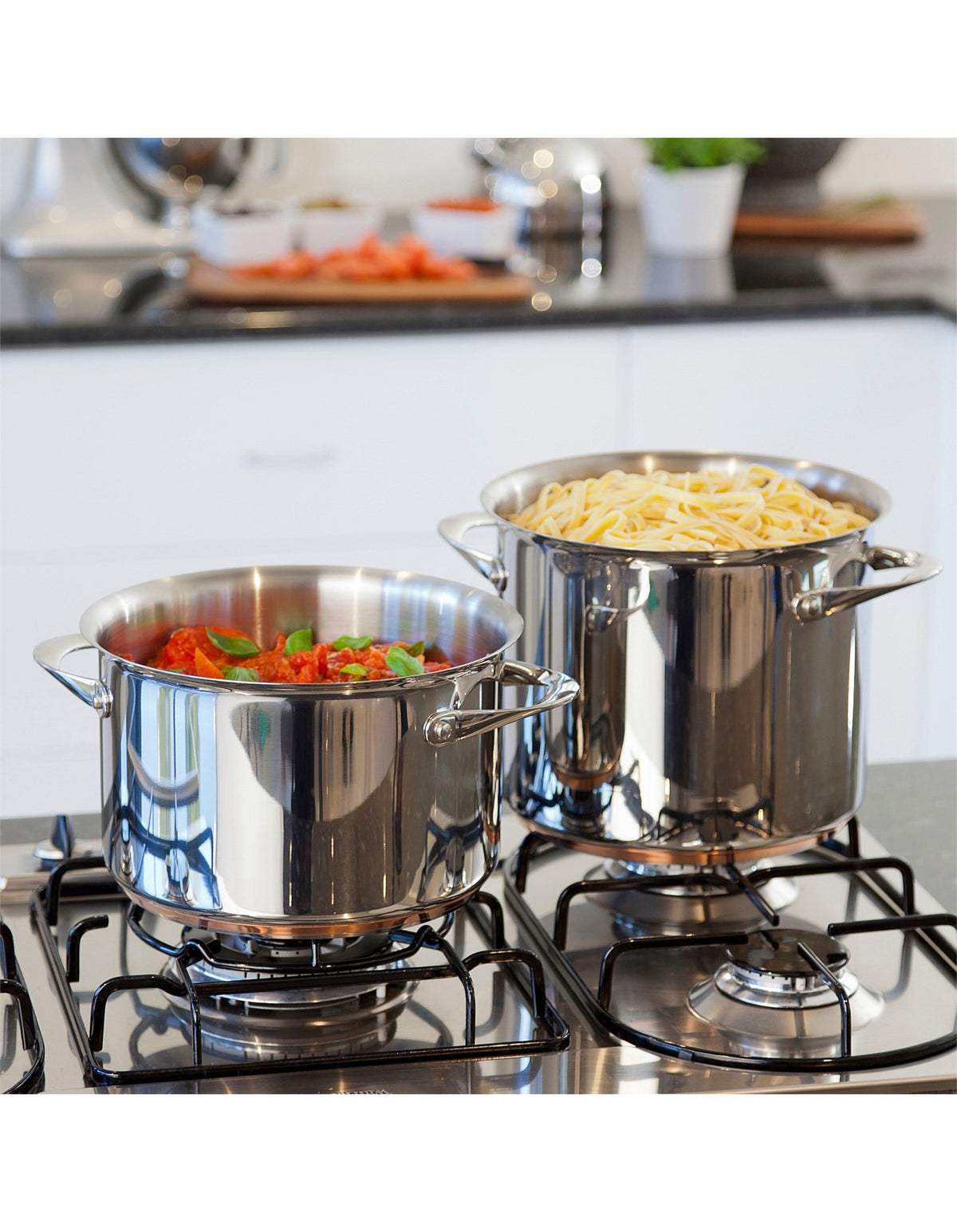 Per Vita Copper Base Stainless Steel Induction Covered Stockpot 24cm/9.0L