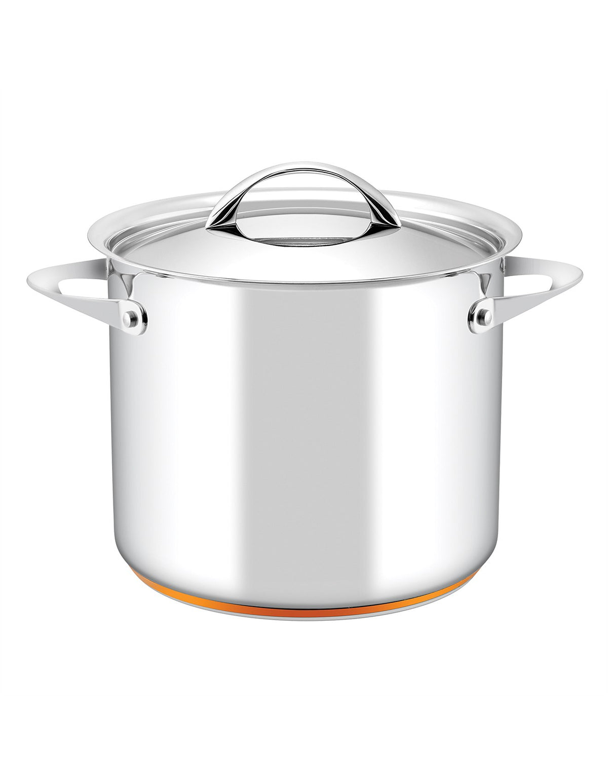Per Vita Copper Base Stainless Steel Induction Covered Stockpot 24cm/9.0L