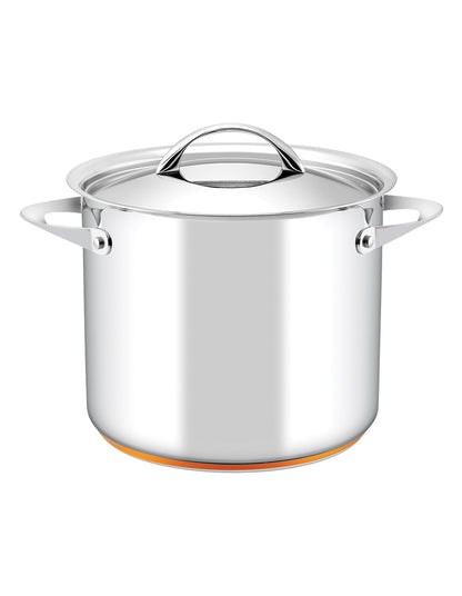 Per Vita Copper Base Stainless Steel Induction Covered Stockpot 24cm/9.0L