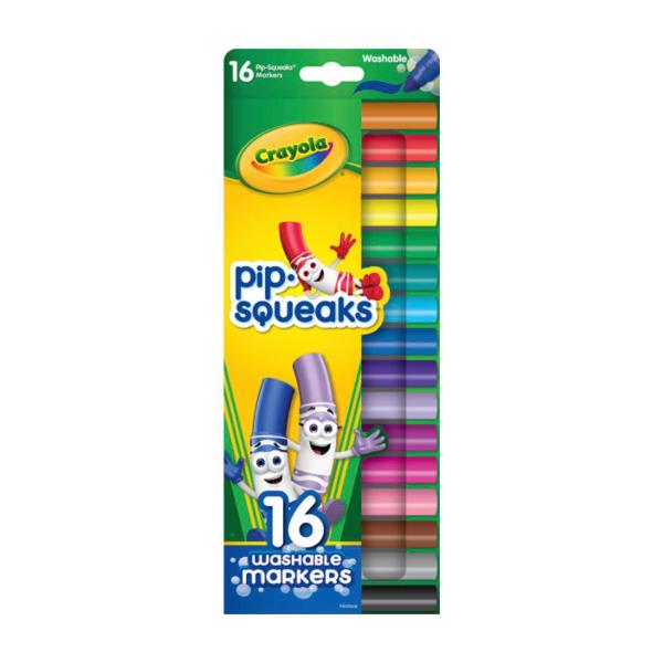 CRAYOLA PIP SQUEAK MARKERS 16 PACK