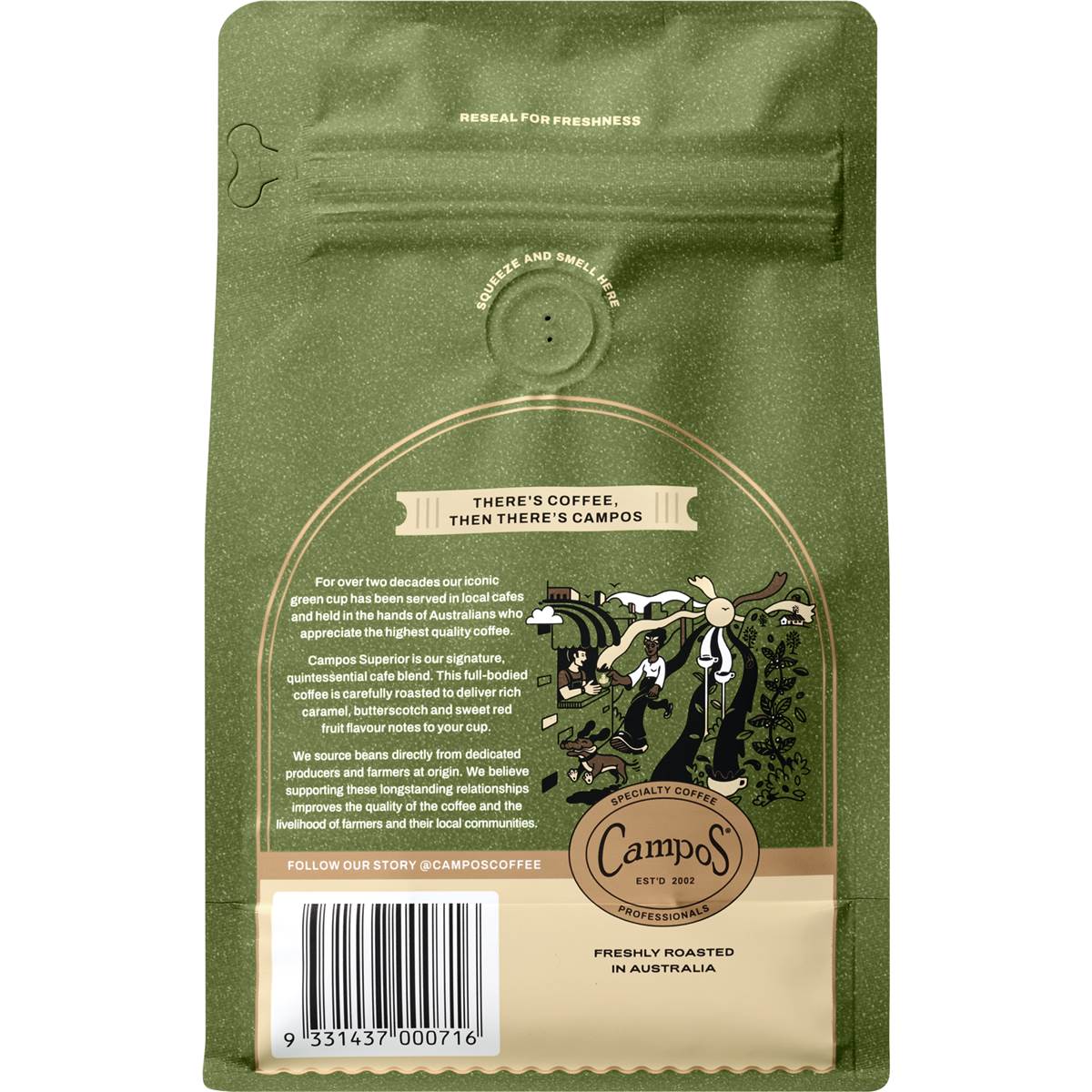 Campos Superior Ground Coffee 250g