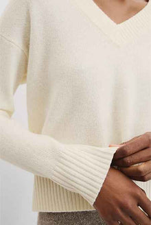 Merino Wool V-Neck Knit