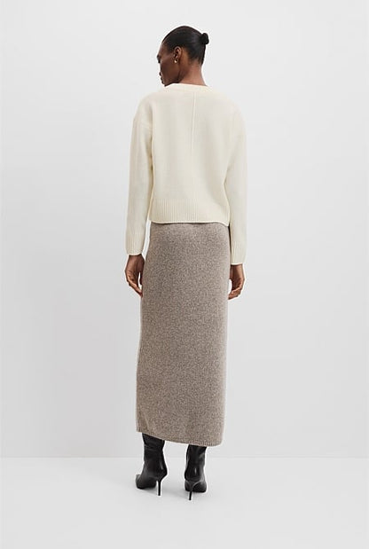 Merino Wool V-Neck Knit