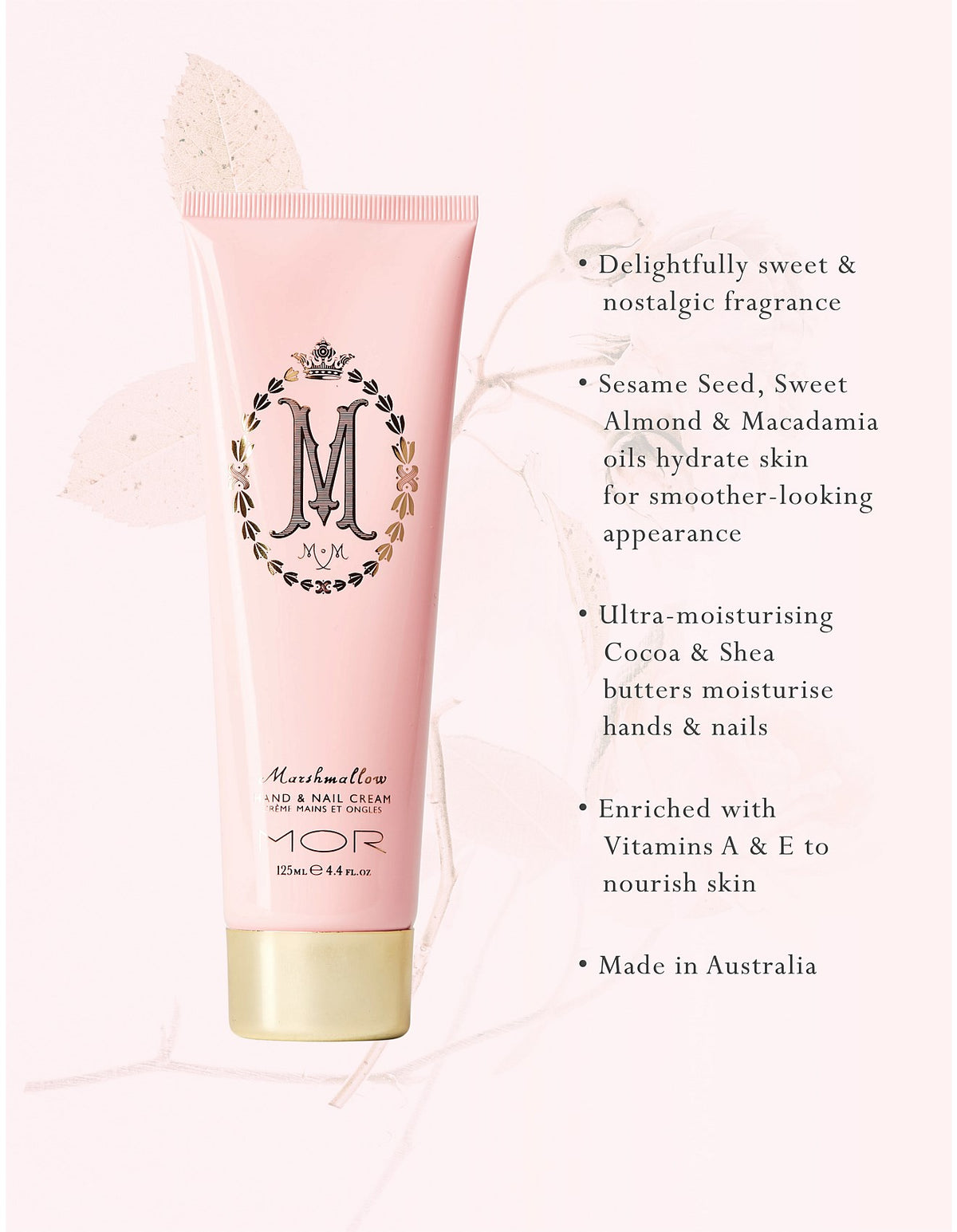 Hand & Nail Cream - Marshmallow 125ml