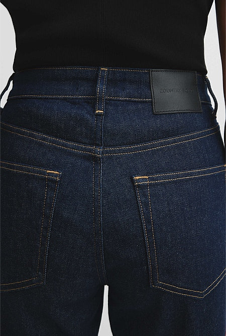 High Rise Straight Leg Jean