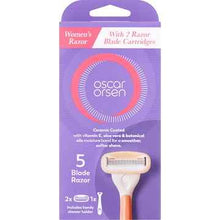 Oscar Orsen Womens Razor With 2 Razor Blade Cartridges each