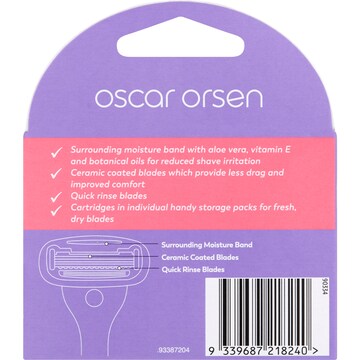 Oscar Orsen Womens Razor Blades Refill 4 pack