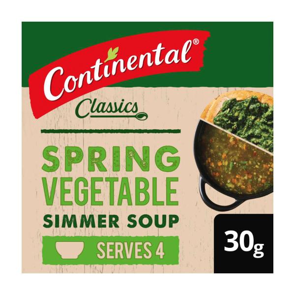 CONTINENTAL PACKET SOUP:VEGETABLE SPRING:.:30 GRAM
