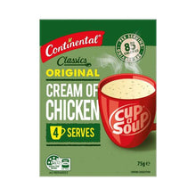 CONTINENTAL CAS SOUP S4S:CREAM OF CHICKEN:.:75 GRAM