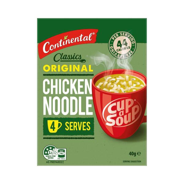 CONTINENTAL CAS SOUP S4S:CHICKEN NOODLE:.:40 GRAM
