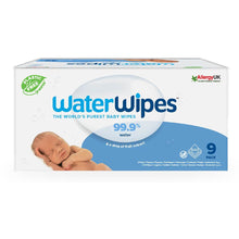 Waterwipes Fragrance Free Sensitive Skin Baby Wipes 60 x9 Pack
