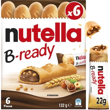Nutella B Ready Biscuit 6 pack
