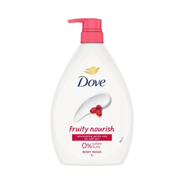 DOVE FRUITY NOURISH BODY WASH 1LITRE