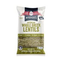 MCKENZIES LENTILS  GREEN WHOLE
