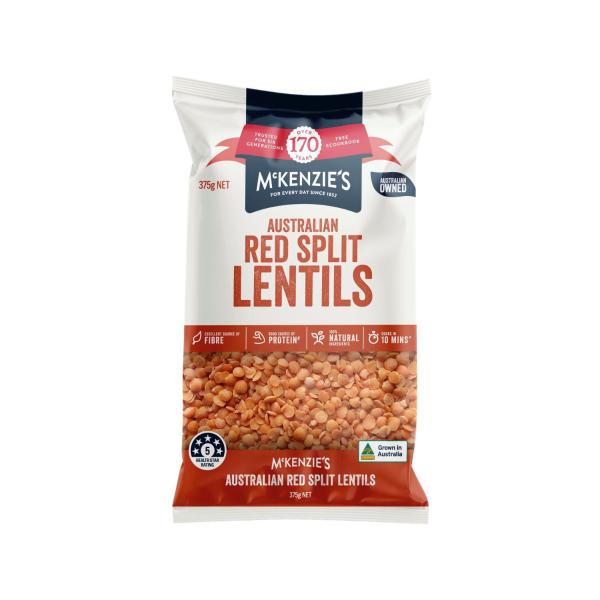 MCKENZIES LENTILS RED SPLIT