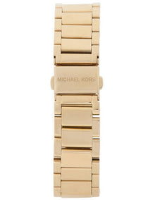 Gold Stainless Steel Chronograph Watch MK5354