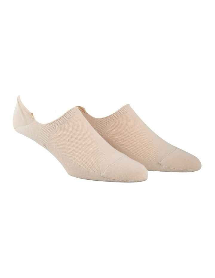 No Show Liners Socks 2 Pack in Sand